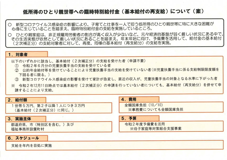 低所得のひとり親世帯への臨時特別給付金（基本給付の再支給）について(案）.jpg