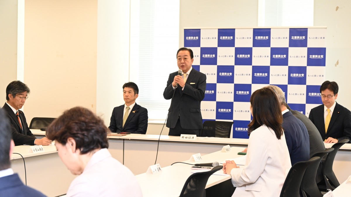 次の内閣】第3回閣議「『熟議と公開』を柱に新しい国会の姿を作って